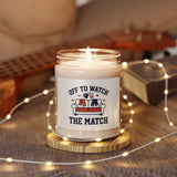 Off to Watch the Match Soy Candle | Football Fan Gift | M-A Designer