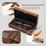 Business Gift Ballpoint Pen Set Wooden Metal Hybrid Design, Smooth
