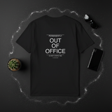 Out Of Office Black Flat-Lay