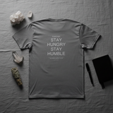 Stay Hungry Grey Flat-Lay