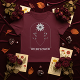 Wildflower Maroon Flat-Lay